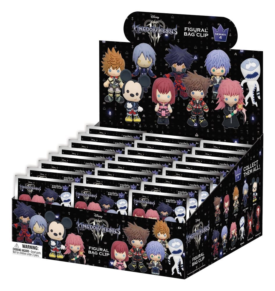 Kingdom Hearts 3D PVC-Taschenanhänger Serie 4 Display (24) Image 1
