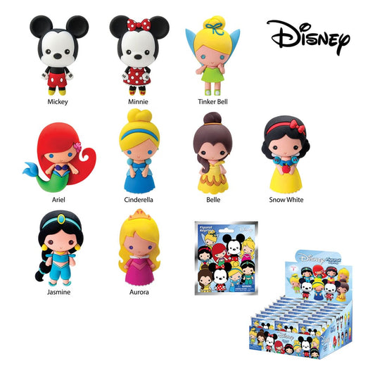 Disney 3D PVC-Taschenanhänger Serie 1 Display (24) Image