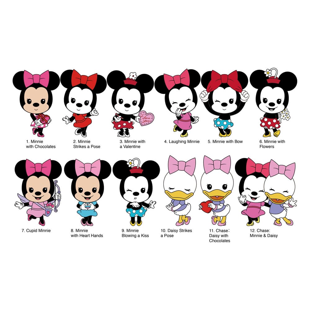 Minnie Mouse 3D PVC-Taschenanhänger Series 1 Display (24) Image