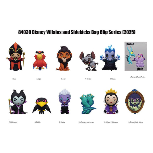 Disney 3D PVC-Taschenanhänger Villains Serie 4 Display (24) Image 1