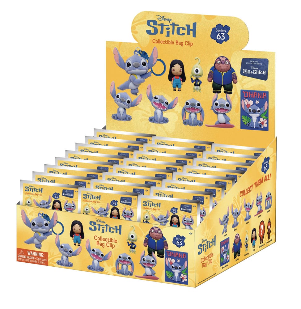 Lilo & Stitch Movie 3D PVC-Taschenanhänger Serie 63 Display (24) Image 3