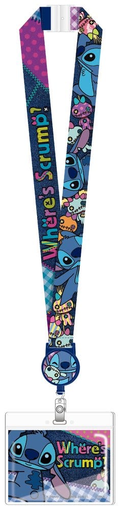 Lilo & Stitch Luxus-Schlüsselband mit Kartenhalter Stitch Where's Scrump? Image