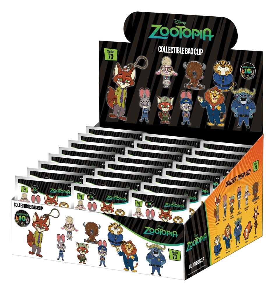 Zootopia 3D PVC-Taschenanhänger Serie 73 Display (24) Image 1