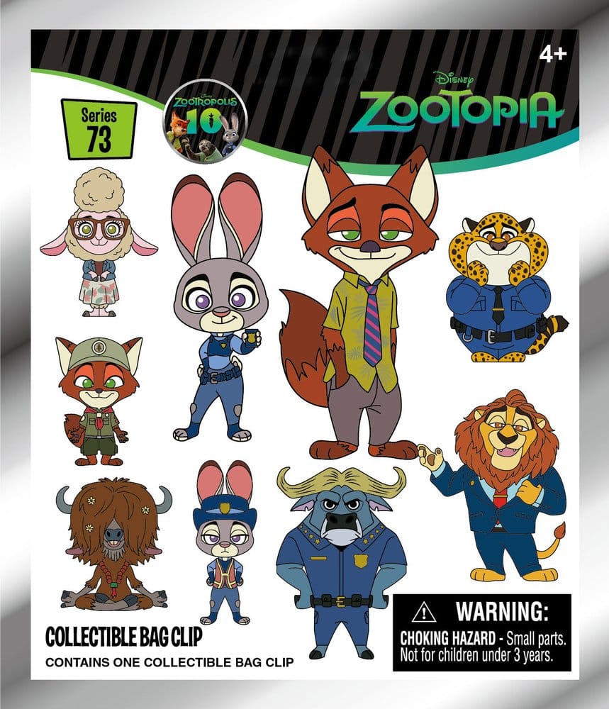 Zootopia 3D PVC-Taschenanhänger Serie 73 Display (24) Image 3