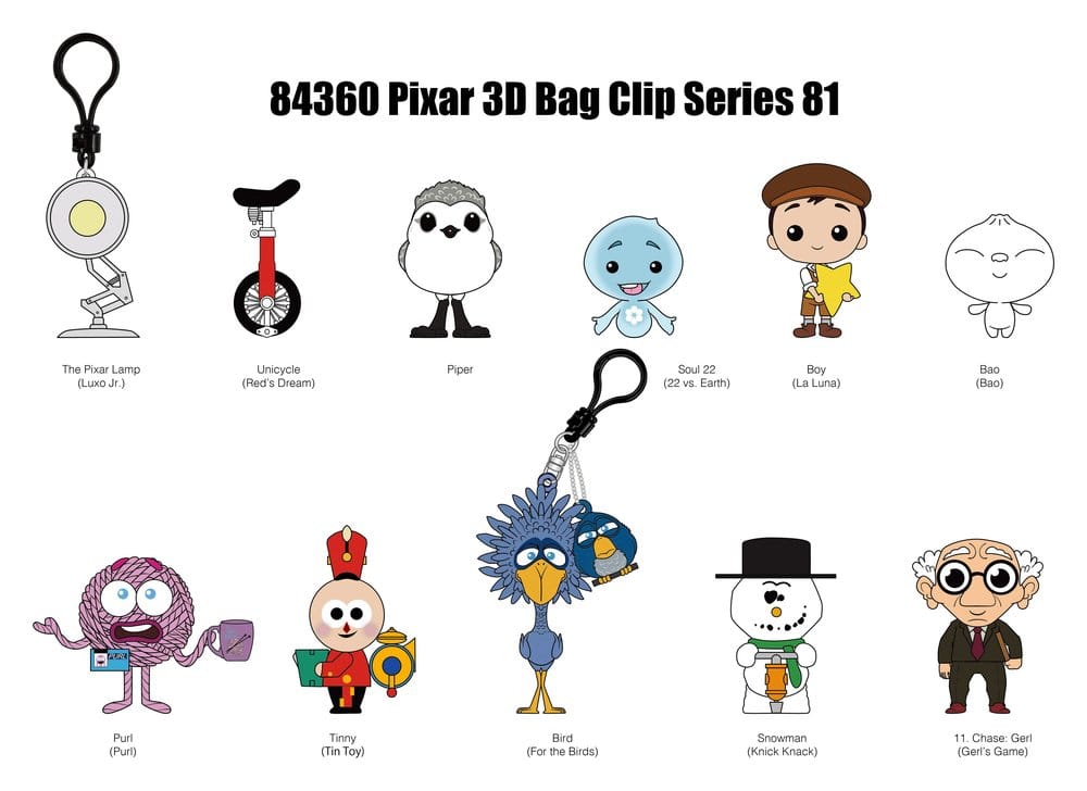 Pixar 3D PVC-Taschenanhänger Serie 82 Blind Bag Display (24) Image 3