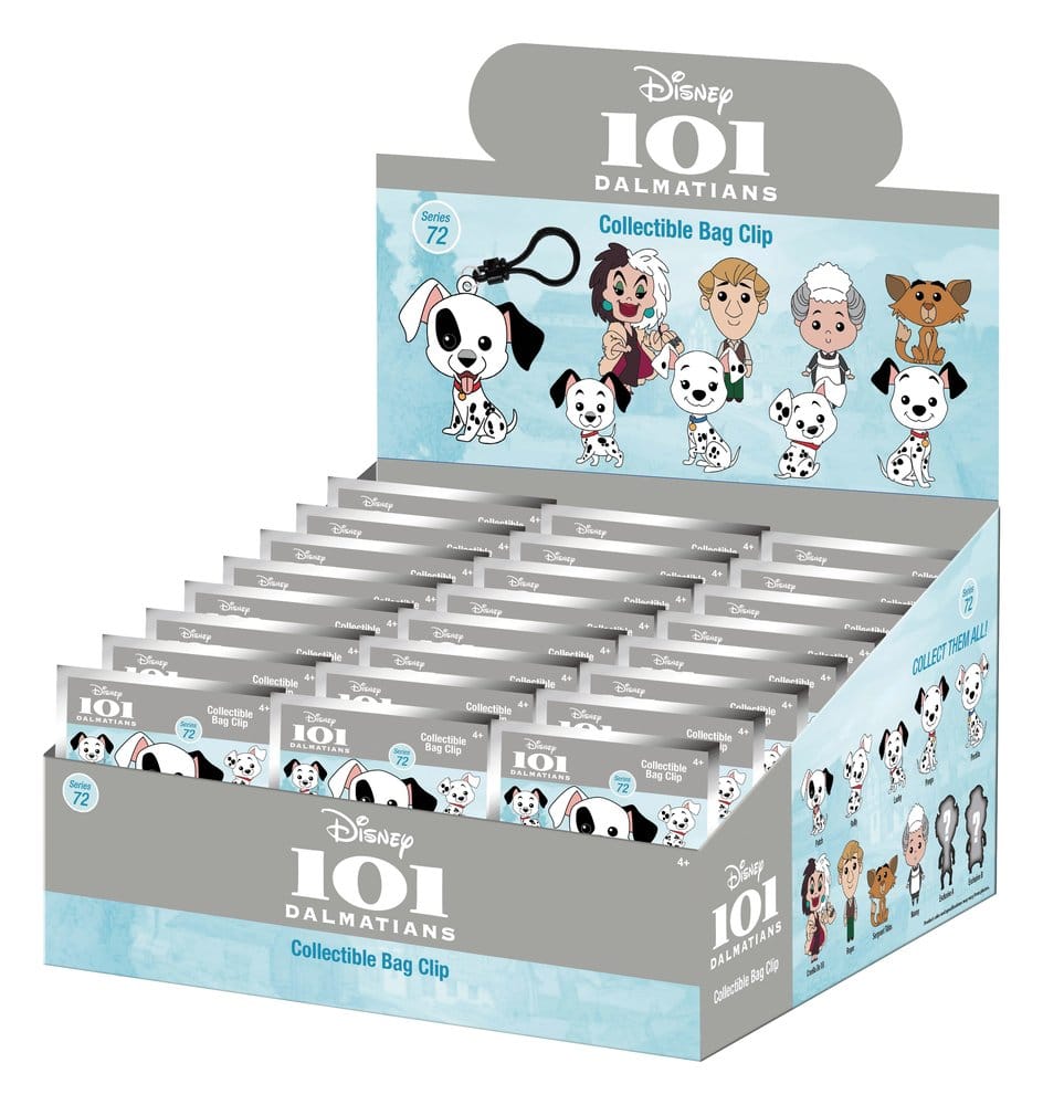 101 Dalmatiner 3D PVC-Taschenanhänger Serie 72 Display (24) Image 1