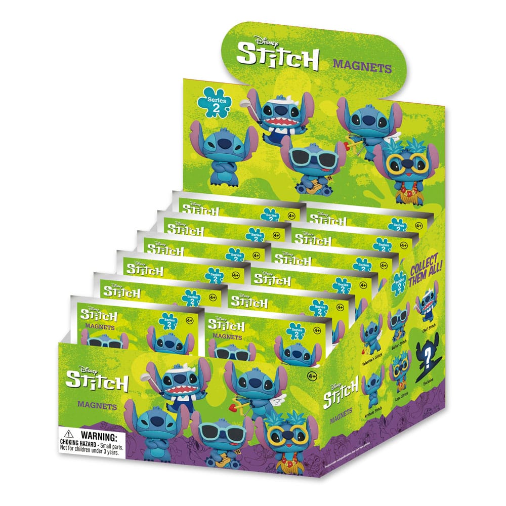Lilo & Stitch 3D 3D Magnete Series 2 Display (12) Image 2