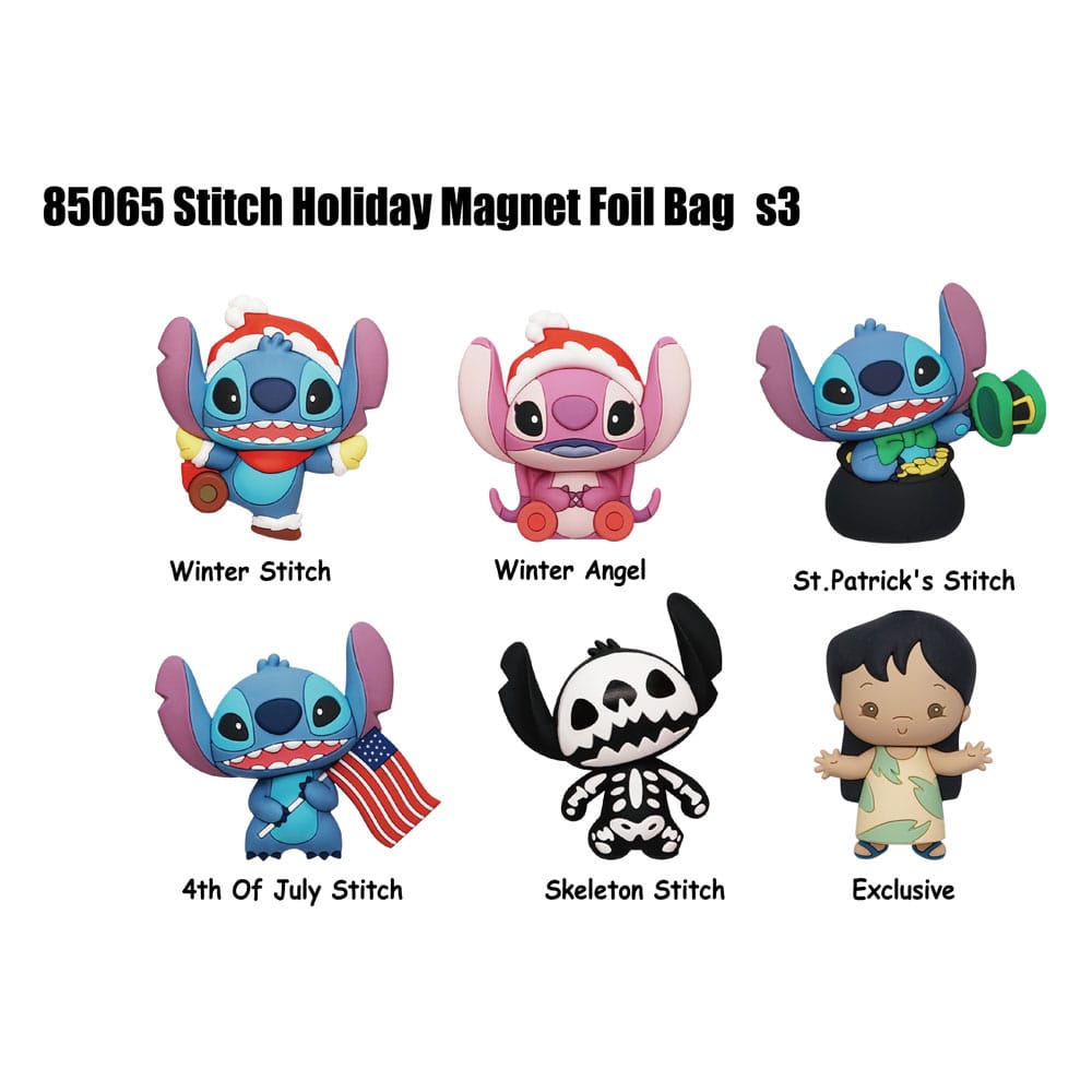 Lilo & Stitch 3D Magnete Series 3 Display (12) Image 3