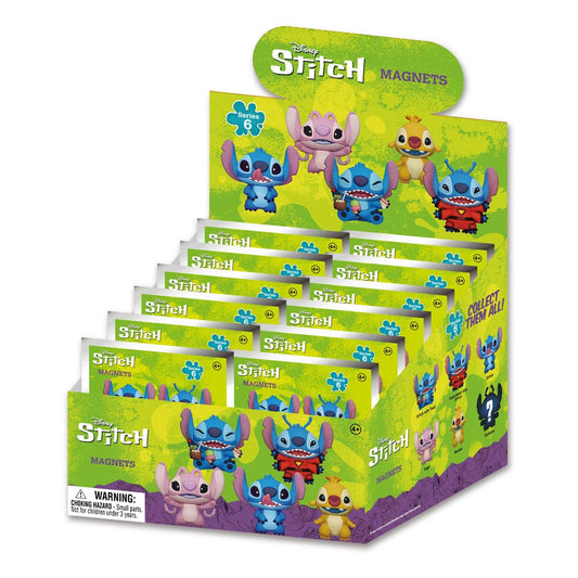 Lilo & Stitch 3D Magnete Stitch Series 6 Blind Pack Display (12) Image 1