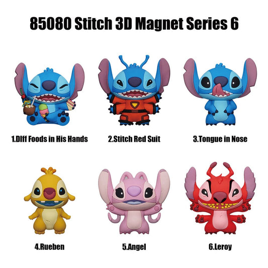 Lilo & Stitch 3D Magnete Stitch Series 6 Blind Pack Display (12) Image 2