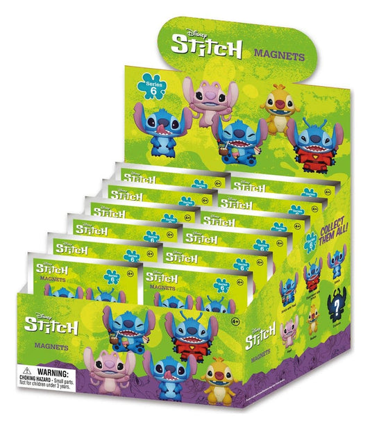 Lilo & Stitch 3D Magnete Stitch Series 6 Blind Pack Display (12) Image 1