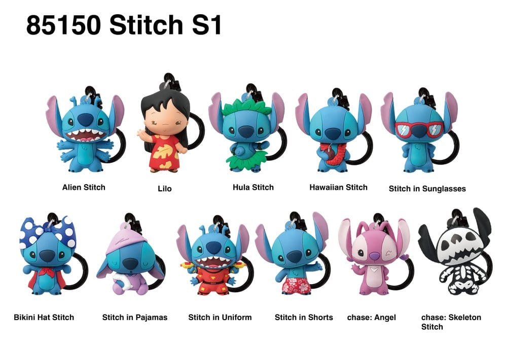 Lilo & Stitch 3D PVC-Taschenanhänger Serie 1 Display (24) Image 2