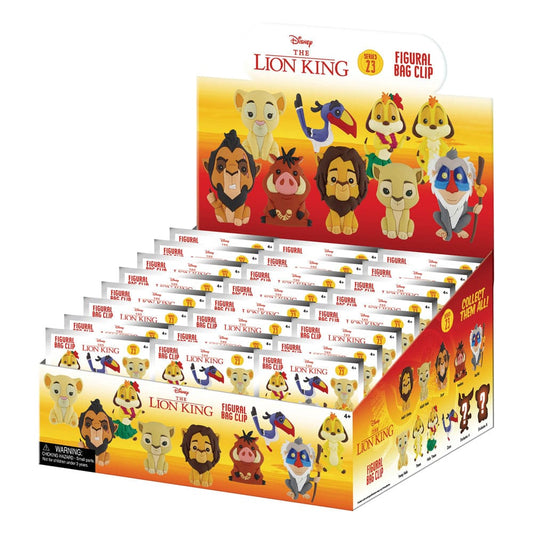 Disney 3D PVC-Taschenanhänger Display Lion King (24) Image 1