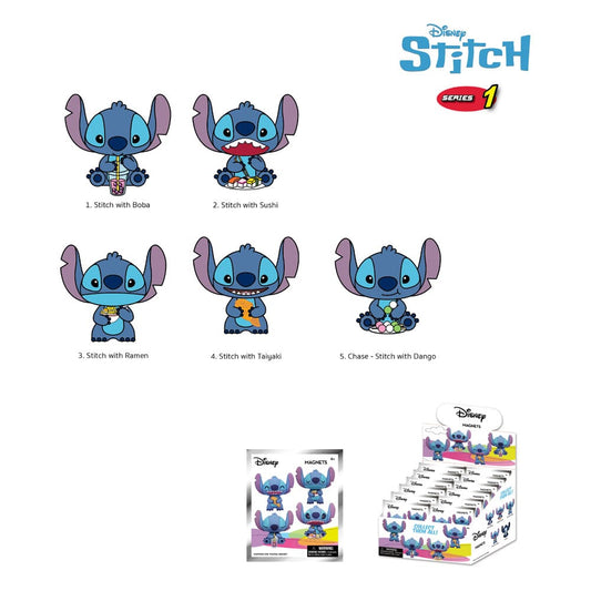 Lilo & Stitch Relief-Magnete Stitch Series 1 Display (12) Image