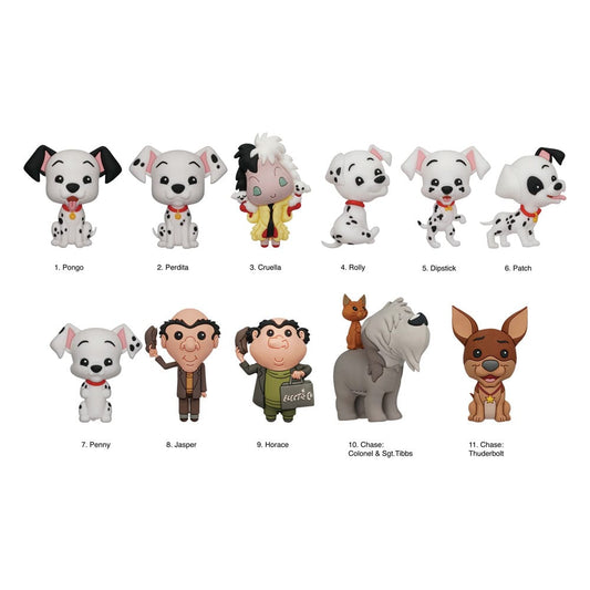 Disney 3D PVC-Taschenanhänger 101 Dalmatiner Series 33 Display (24) Image 1