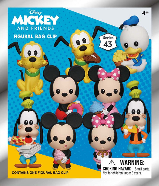 Mickey & Friends 3D PVC-Taschenanhänger Mickey & Friends with Food Series 43 Display (24) Image 2