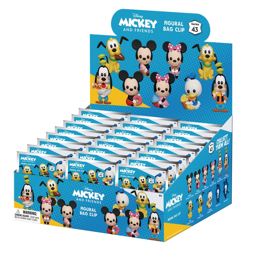 Mickey & Friends 3D PVC-Taschenanhänger Mickey & Friends with Food Series 43 Display (24) Image 3
