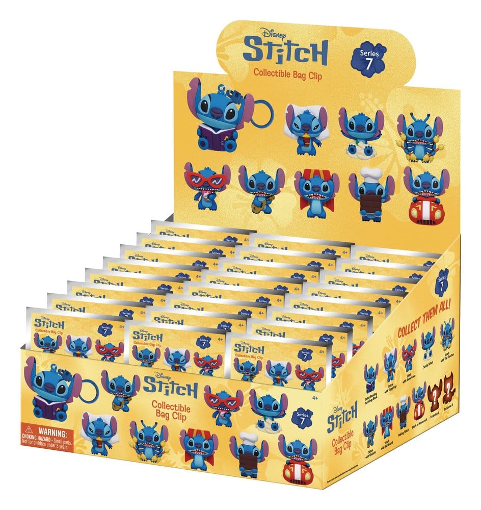 Lilo & Stitch 3D PVC-Taschenanhänger Series 7 Display (24) Image 1
