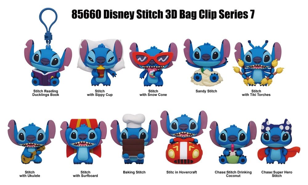 Lilo & Stitch 3D PVC-Taschenanhänger Series 7 Display (24) Image 2