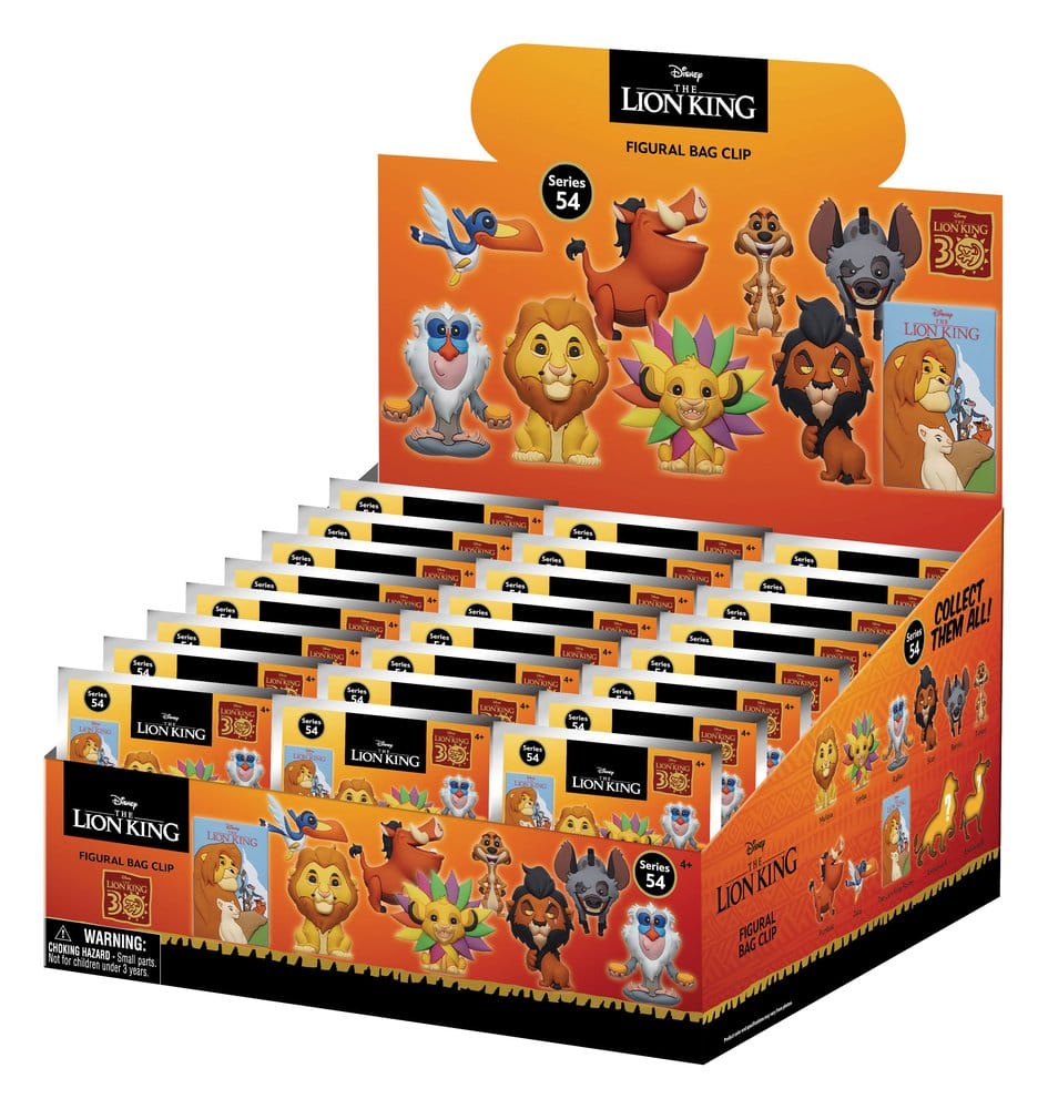 Der König der Löwen 3D PVC-Taschenanhänger Display (24) Image 1
