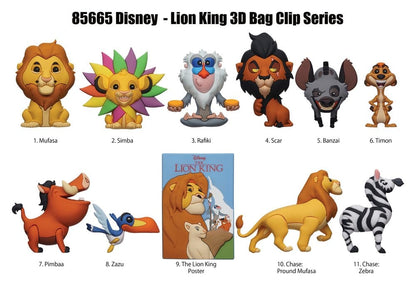 Der König der Löwen 3D PVC-Taschenanhänger Display (24) Image 2