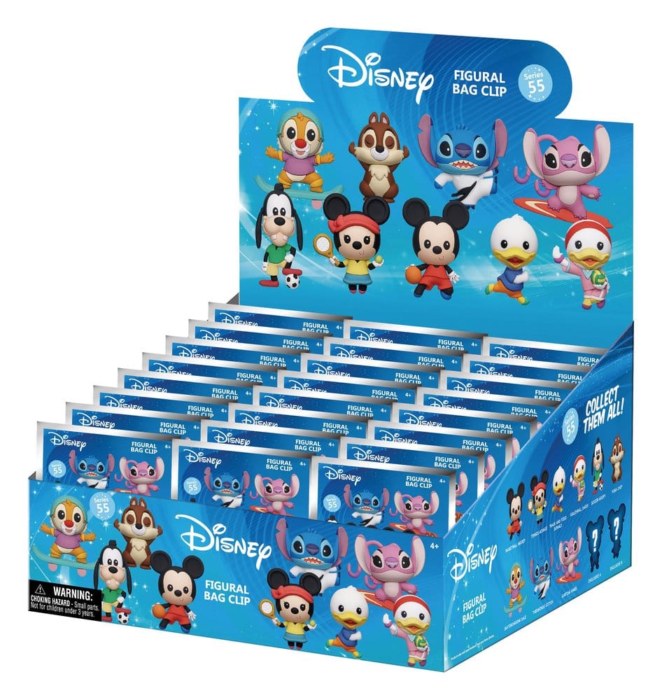 Disney Sports 3D PVC-Taschenanhänger Serie 55 Blind Bag Display (24) Image 1
