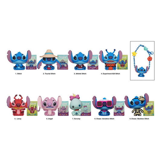 Lilo & Stitch 3D PVC-Taschenanhänger Stitch Charm Display (24) Image 1