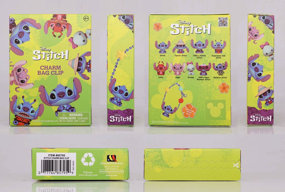 Lilo & Stitch 3D PVC-Taschenanhänger Stitch Charm Display (24) Image 13