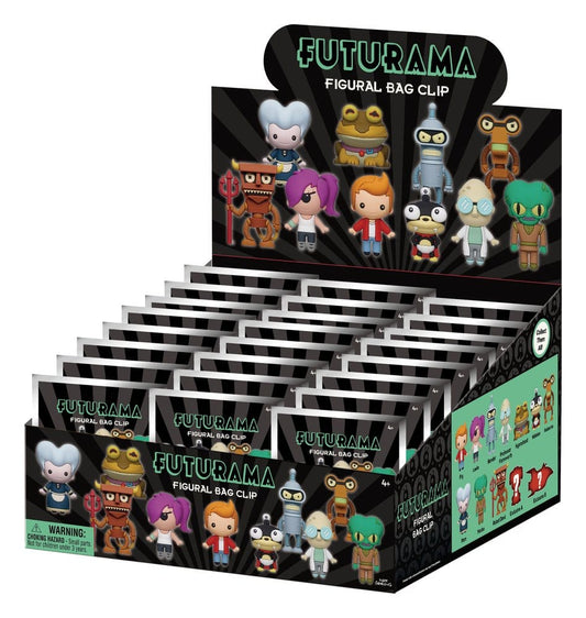 Futurama 3D PVC-Taschenanhänger Series 1 Display (24) Image 1