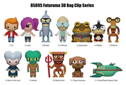 Futurama 3D PVC-Taschenanhänger Series 1 Display (24) Image 3