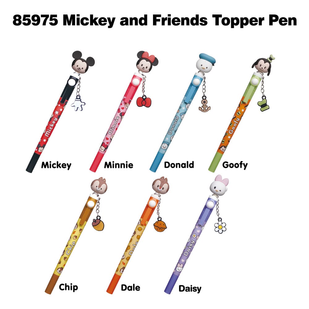Micky and Friends Stift 3D Head Topper Spinning Pen Image 3