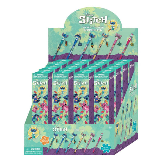 Lilo & Stitch 3D Head Topper Spinning Pen Stitch Display (12) Image 1
