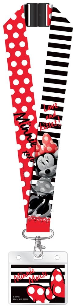 Micky Maus Luxus-Schlüsselband mit Kartenhalter Minnie Image