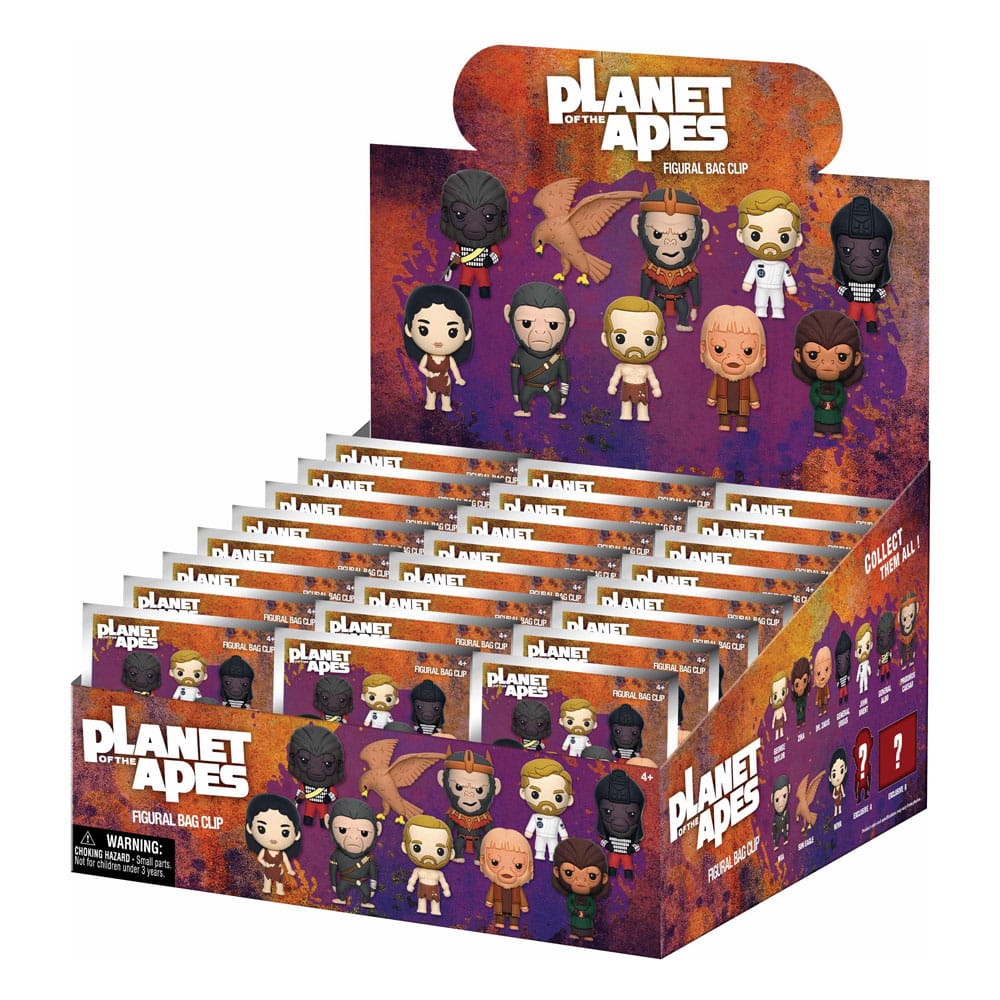 Planet der Affen 3D PVC-Taschenanhänger Serie 1 Display  (24) Image 1