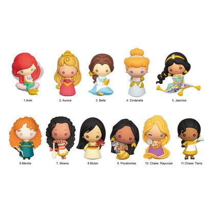 Disney 3D PVC-Taschenanhänger Ultimate Princess Series 31 Display (24) Image 1