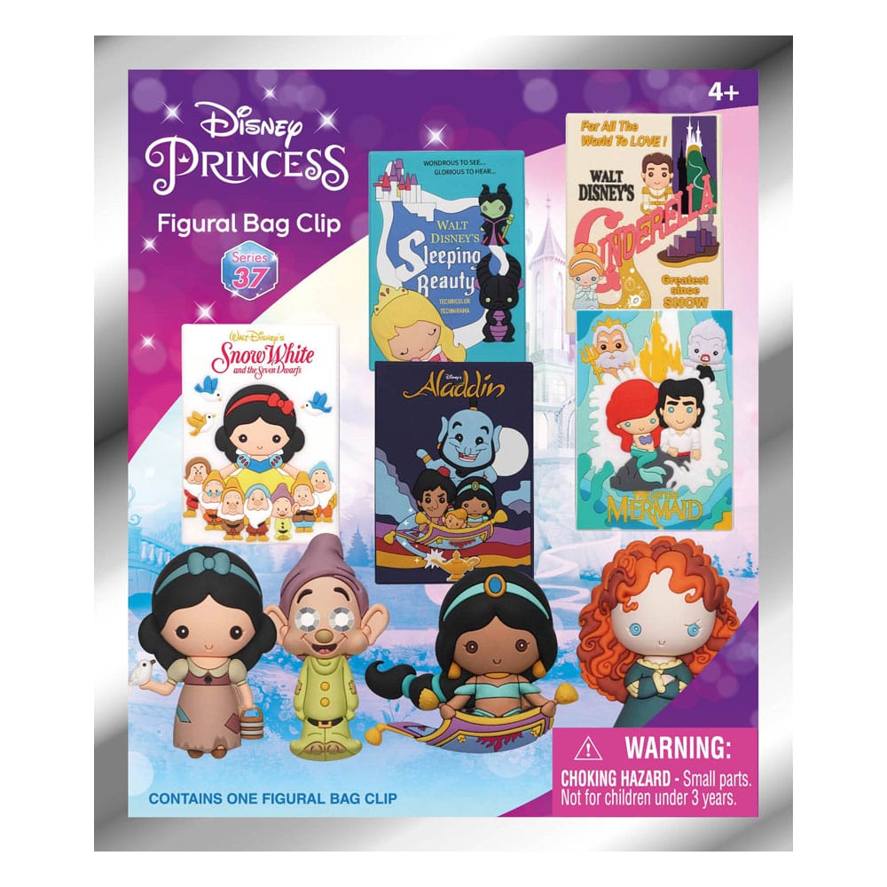 Disney 3D PVC-Taschenanhänger Ultimate Princess Series 37 Display (24) Image 3