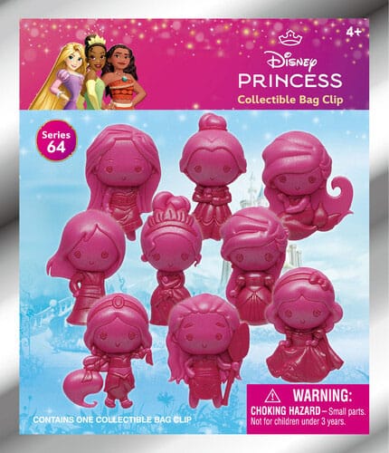 Disney Create your World 3D PVC-Taschenanhänger Princess Serie 64 Display (24) Image 3