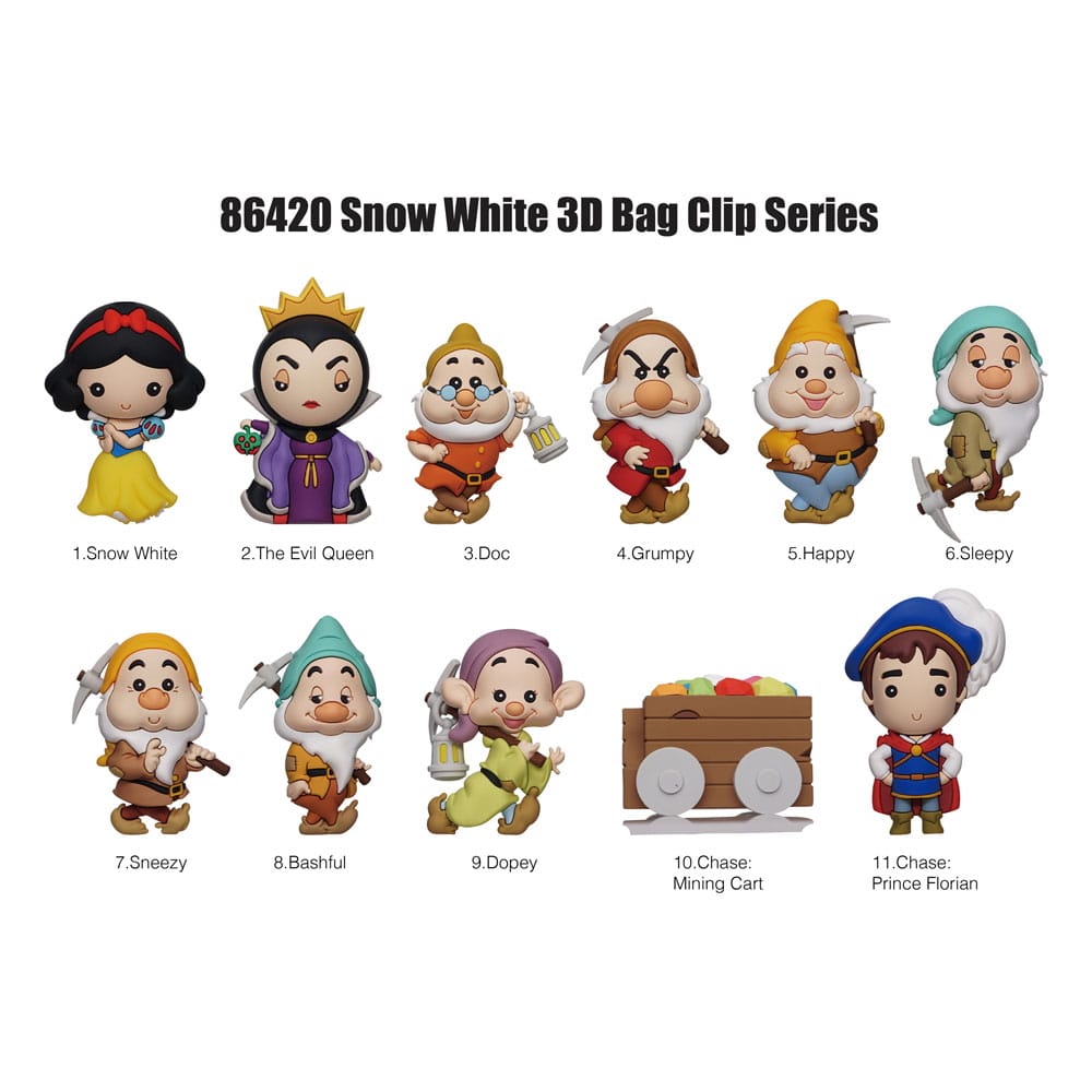 Schneewittchen 3D PVC-Taschenanhänger Classic Series 66 Display (24) Image 1