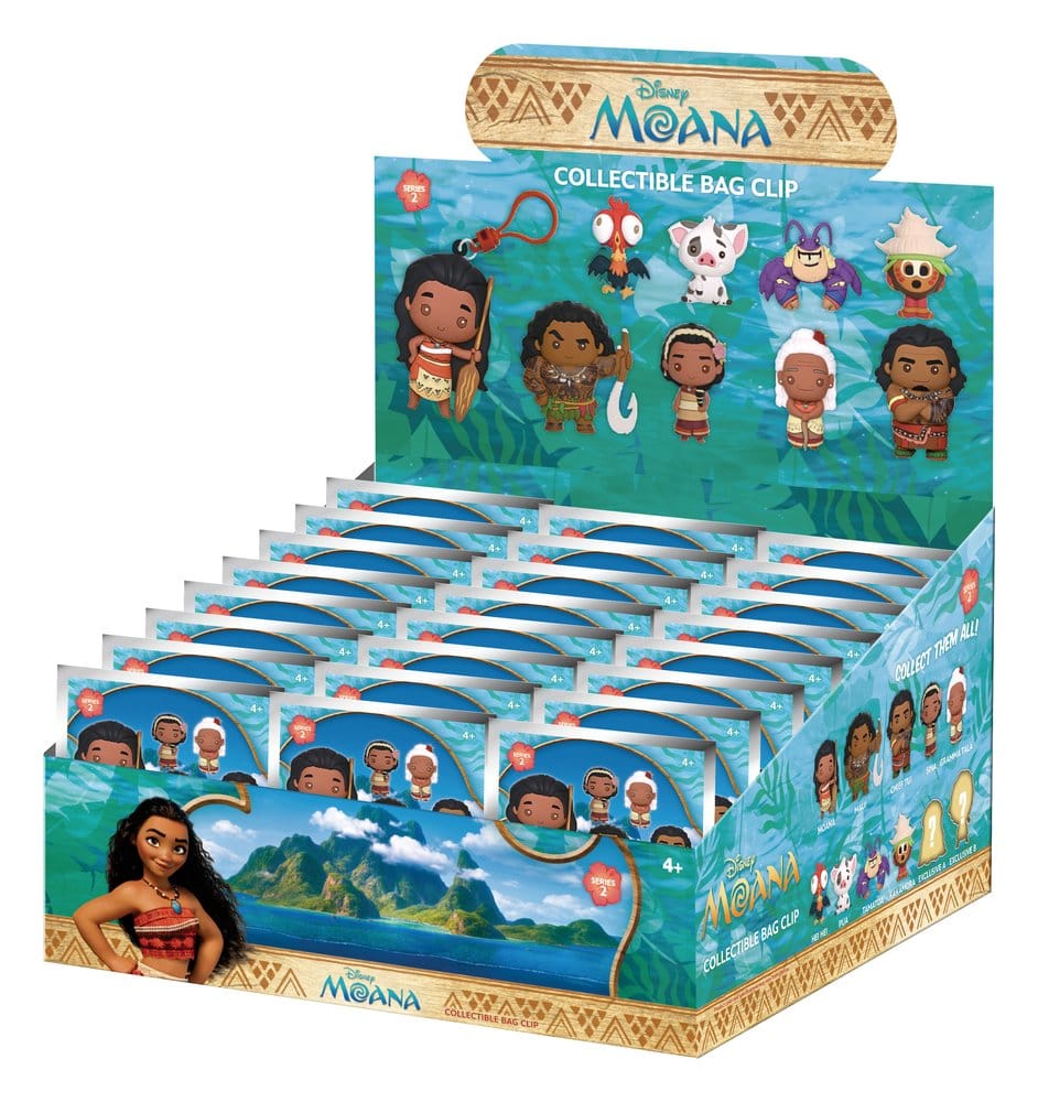 Vaiana 3D PVC-Taschenanhänger Serie 2 Display (24) Image 1