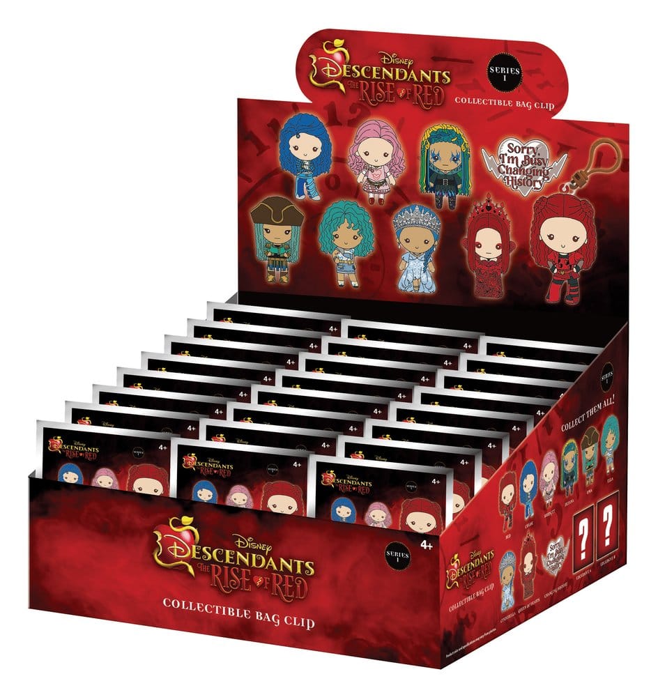 Descendants 3D PVC-Taschenanhänger Serie 1 Display (24) Image 1