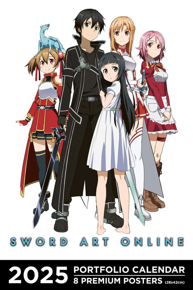Sword Art Online Portfolio Kalender 2025 *Englische Version* Image 1