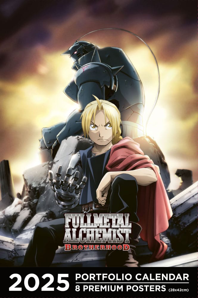 Fullmetal Alchemist Portfolio Kalender 2025 *Englische Version* Image 1
