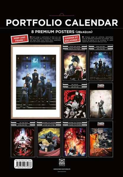 Fullmetal Alchemist Portfolio Kalender 2025 *Englische Version* Image 2