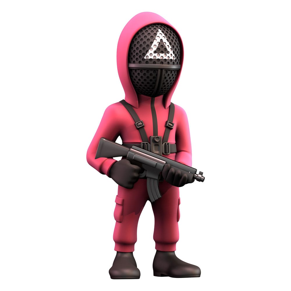 Squid Game Minix Figur Masked Triangle Guard 12 cm Image 1