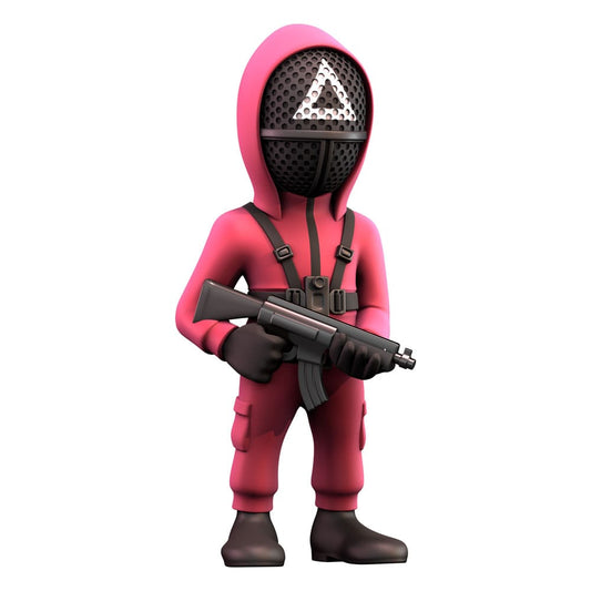 Squid Game Minix Figur Masked Triangle Guard 12 cm Image 1