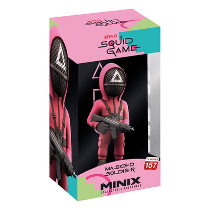 Squid Game Minix Figur Masked Triangle Guard 12 cm Image 2