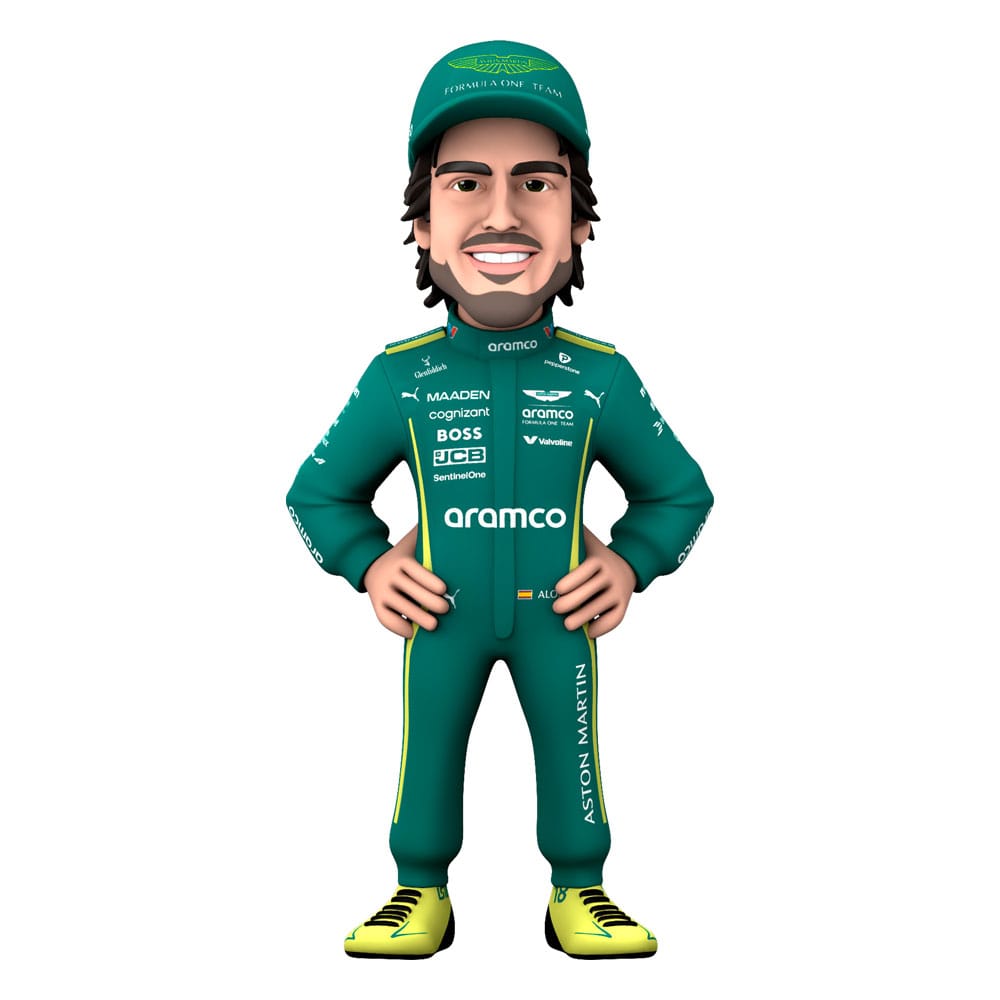 Formula 1 Minix Figur Fernando Alonso (Aston Martin) 12 cm Image