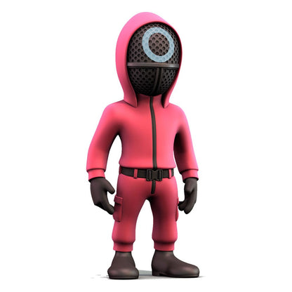 Squid Game Minix Figur Masked Circle Guard 12 cm Image 1