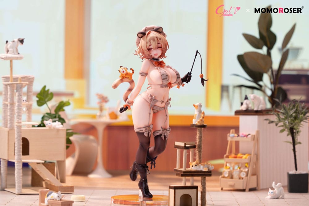 Original Character Gal.V x Momoroser Statue 1/6 Migu-chan illustration by freng Deluxe Edition 28 cm Image 4