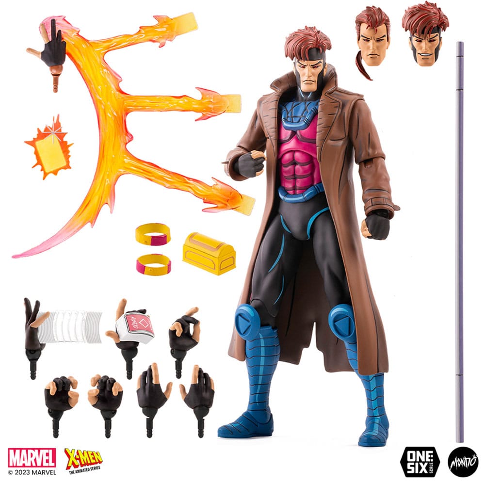 X-Men: The Animated Series Actionfigur 1/6 Gambit 30 cm Image 3